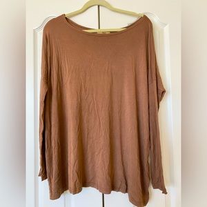 Piko Long Sleeve Flowy Top